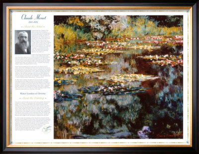 Masterworks Of Art - Water Garden At Giverny by Claude Monet Pricing Limited Edition Print image