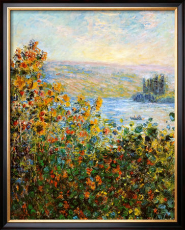 Flower Beds At Vetheuil by Claude Monet Pricing Limited Edition Print image