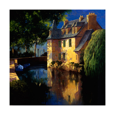 Little Canal, Annecy by Max Hayslette Pricing Limited Edition Print image