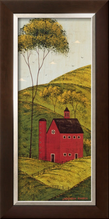 Country Panel Ii, Barn by Warren Kimble Pricing Limited Edition Print image