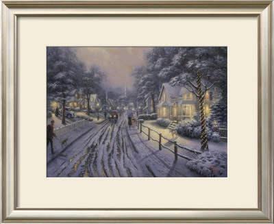 Hometown Christmas Memories by Thomas Kinkade Pricing Limited Edition Print image