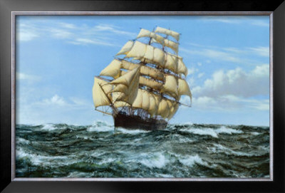 Racing Home, The Cutty Sark by Montague Dawson Pricing Limited Edition Print image