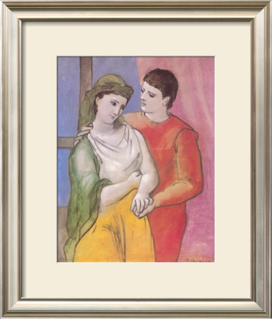 Masterworks Of Art - The Lovers by Pablo Picasso Pricing Limited Edition Print image