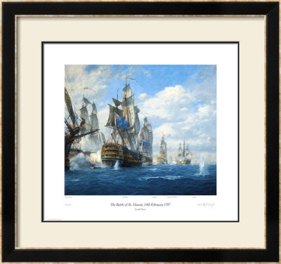 Battle Of St.Vincent by Geoff Hunt Pricing Limited Edition Print image