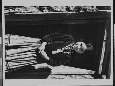 Navaho Girl, Canyon De Chelly, Arizona, Canyon De Chelly, Az by Ansel Adams Pricing Limited Edition Print image