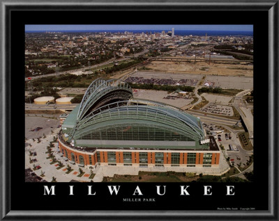 Milwaukee Brewers - Miller Park by Mike Smith Pricing Limited Edition Print image