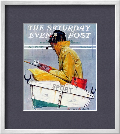 Sport Saturday Evening Post Cover, April 29,1939 by Norman Rockwell Pricing Limited Edition Print image