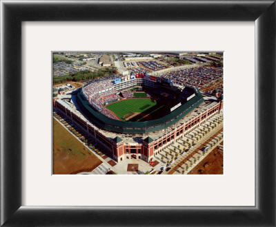 Texas - First Rangers Day Game At The Ballpark In Arlington by Mike Smith Pricing Limited Edition Print image