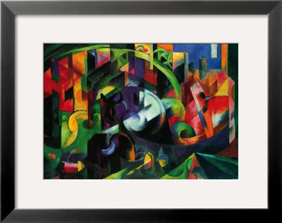 Abstract With Cattle by Franz Marc Pricing Limited Edition Print image