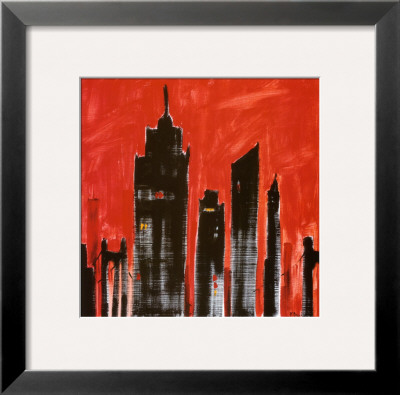 Red Cityscape by Paul Brent Pricing Limited Edition Print image
