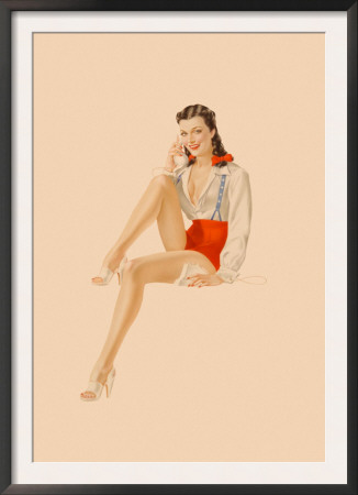 Varga Girl, July 1941 by Alberto Vargas Pricing Limited Edition Print image