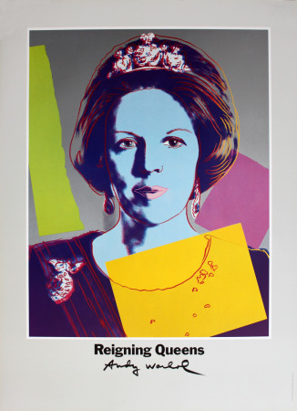 Queen Beatrix Of The Netherlands, From Reigning Queens by Andy Warhol Pricing Limited Edition Print image