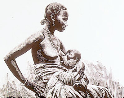 Mother And Child by Don Miller Pricing Limited Edition Print image