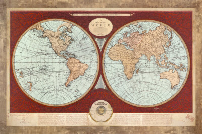 A Map Of The World by Mary Beth Zeitz Pricing Limited Edition Print image