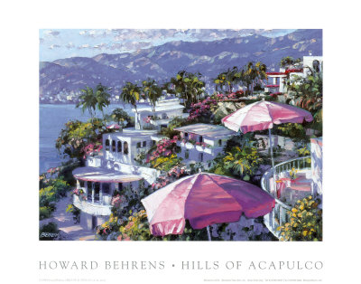 Hills Of Acapulco by Howard Behrens Pricing Limited Edition Print image