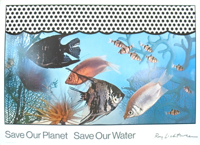 Save Our Planet/Save Our Water by Roy Lichtenstein Pricing Limited Edition Print image