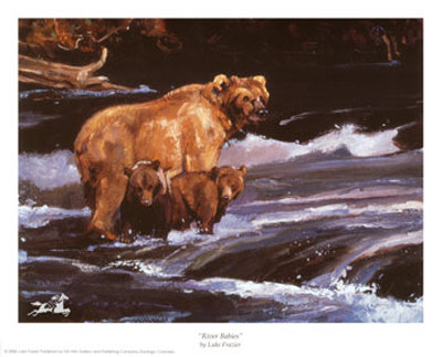 River Babies by Luke Frazier Pricing Limited Edition Print image
