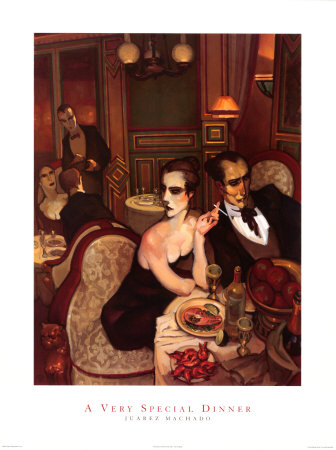 A Very Special Dinner by Juarez Machado Pricing Limited Edition Print image