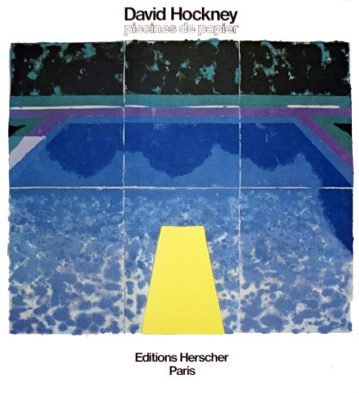 Day Pool With Three Blues No. 91, 1978 by David Hockney Pricing Limited Edition Print image