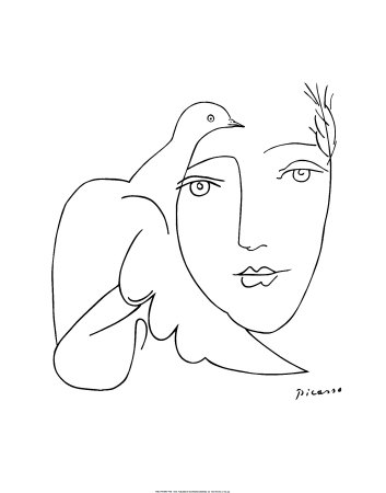 Face Dove by Pablo Picasso Pricing Limited Edition Print image