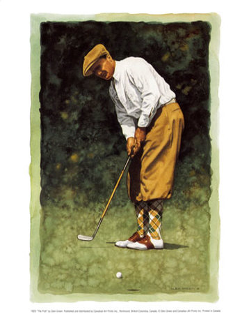 Putt by Glen Green Pricing Limited Edition Print image