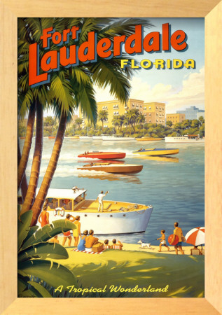 Mini Fort Lauderdale by Kerne Erickson Pricing Limited Edition Print image