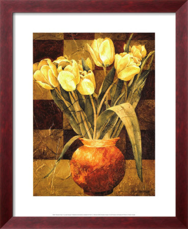 Checkered Tulips I by Linda Thompson Pricing Limited Edition Print image