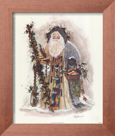 Father Christmas by Peggy Abrams Pricing Limited Edition Print image