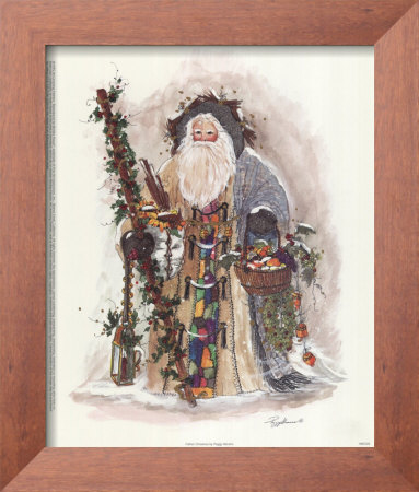 Father Christmas by Peggy Abrams Pricing Limited Edition Print image