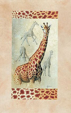 Giraffe by Judy Gibson Pricing Limited Edition Print image