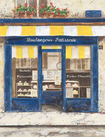 Parisian Shops, Boulangerie by David Nichols Pricing Limited Edition Print image
