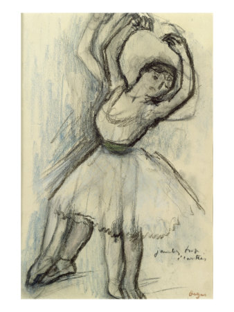 Study Of Dancer by Edgar Degas Pricing Limited Edition Print image