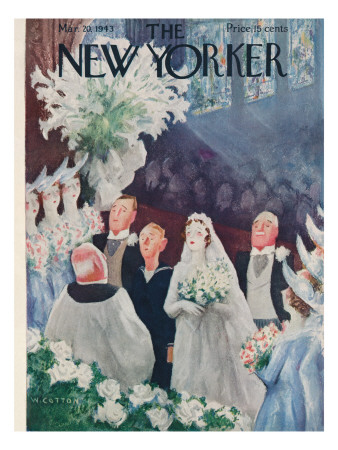The New Yorker Cover - March 20, 1943 by William Cotton Pricing Limited Edition Print image