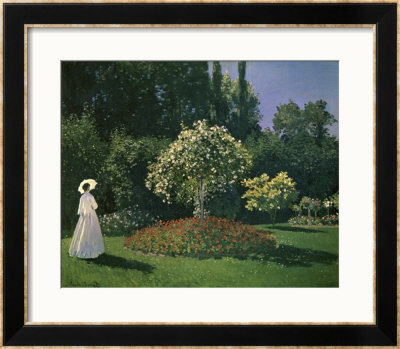Woman In A Garden by Claude Monet Pricing Limited Edition Print image