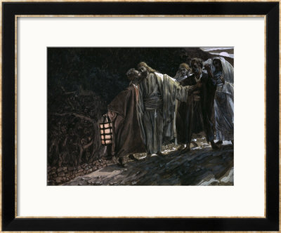 Judas Betraying Jesus With A Kiss by James Tissot Pricing Limited Edition Print image