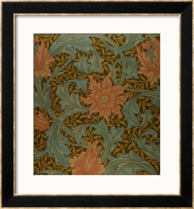 Single Stem Wallpaper Design by William Morris Pricing Limited Edition Print image