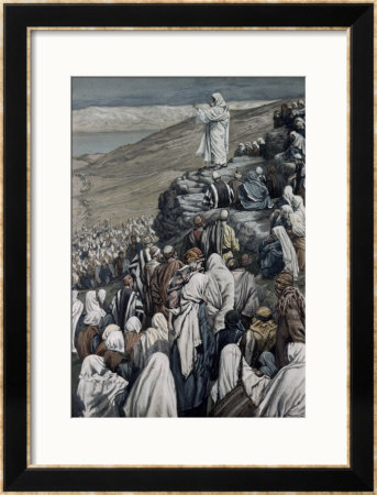 Sermon On The Mount by James Tissot Pricing Limited Edition Print image