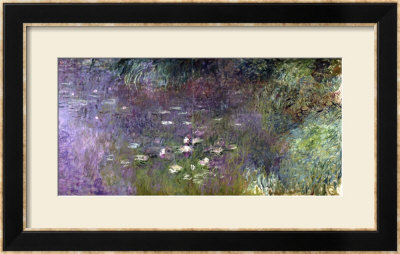 Waterlilies: Morning, 1914-18 (Right Section) by Claude Monet Pricing Limited Edition Print image