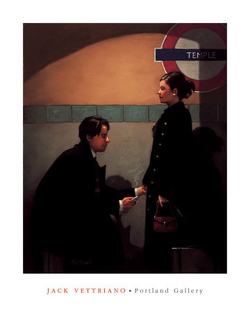 The Runaways by Jack Vettriano Pricing Limited Edition Print image