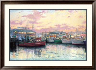 San Francisco, Fisherman's Wharf by Thomas Kinkade Pricing Limited Edition Print image