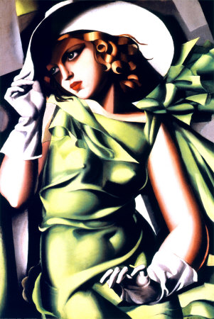 Jeune Fille En Vert by Tamara De Lempicka Pricing Limited Edition Print image