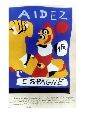 Spanish Civil War, 1937 by Joan Miro Pricing Limited Edition Print image