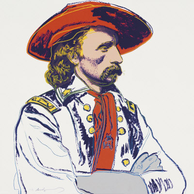 Cowboys And Indians: General Custer, C.1986 by Andy Warhol Pricing Limited Edition Print image