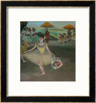 Dancer On Stage, 1878 by Edgar Degas Pricing Limited Edition Print image