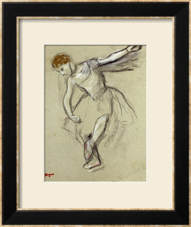 A Dancer Seen In Profile by Edgar Degas Pricing Limited Edition Print image