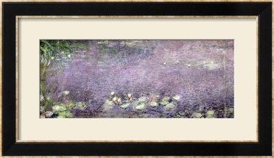 Waterlilies: Morning, 1914-18 (Centre Left Section) by Claude Monet Pricing Limited Edition Print image