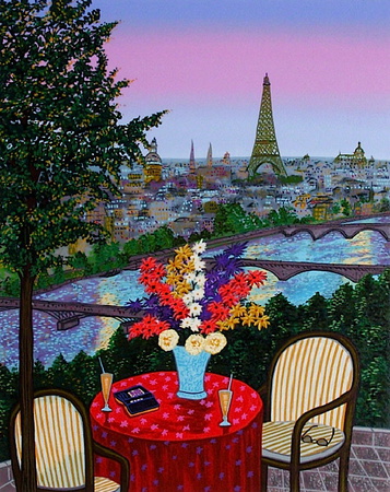 Apéritif By The Seine by Ledan Fanch Pricing Limited Edition Print image