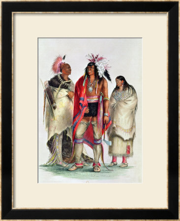 North American Indians, Circa 1832 by George Catlin Pricing Limited Edition Print image