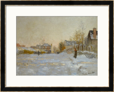 Snow In Argenteuil, 1875 by Claude Monet Pricing Limited Edition Print image