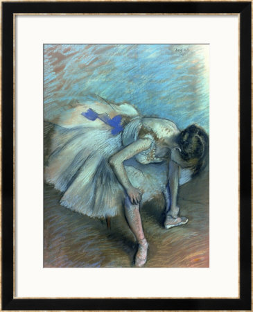 Seated Dancer, Circa 1881-83 by Edgar Degas Pricing Limited Edition Print image